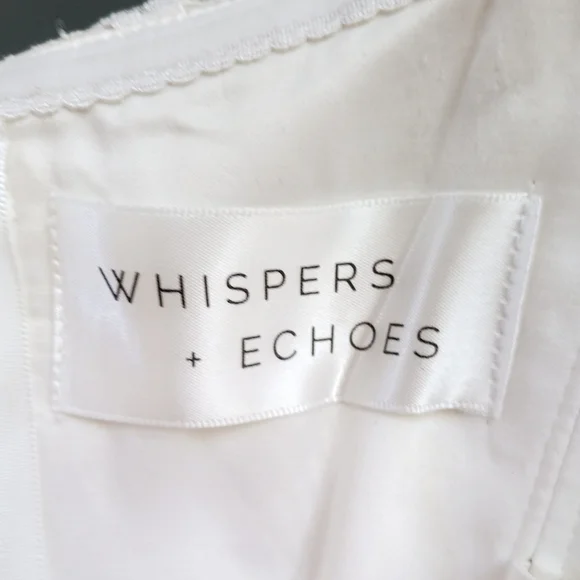 Anthropologie BHLDN Whispers + Echos Freesia lace strapless wedding gown - Picture 15 of 16